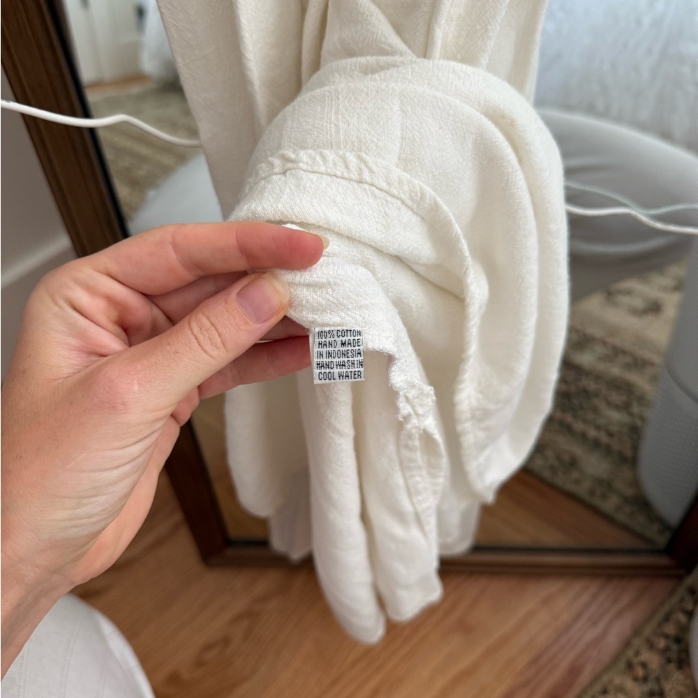 Opia White Puff Sleeve Dress - Picture 5 of 6